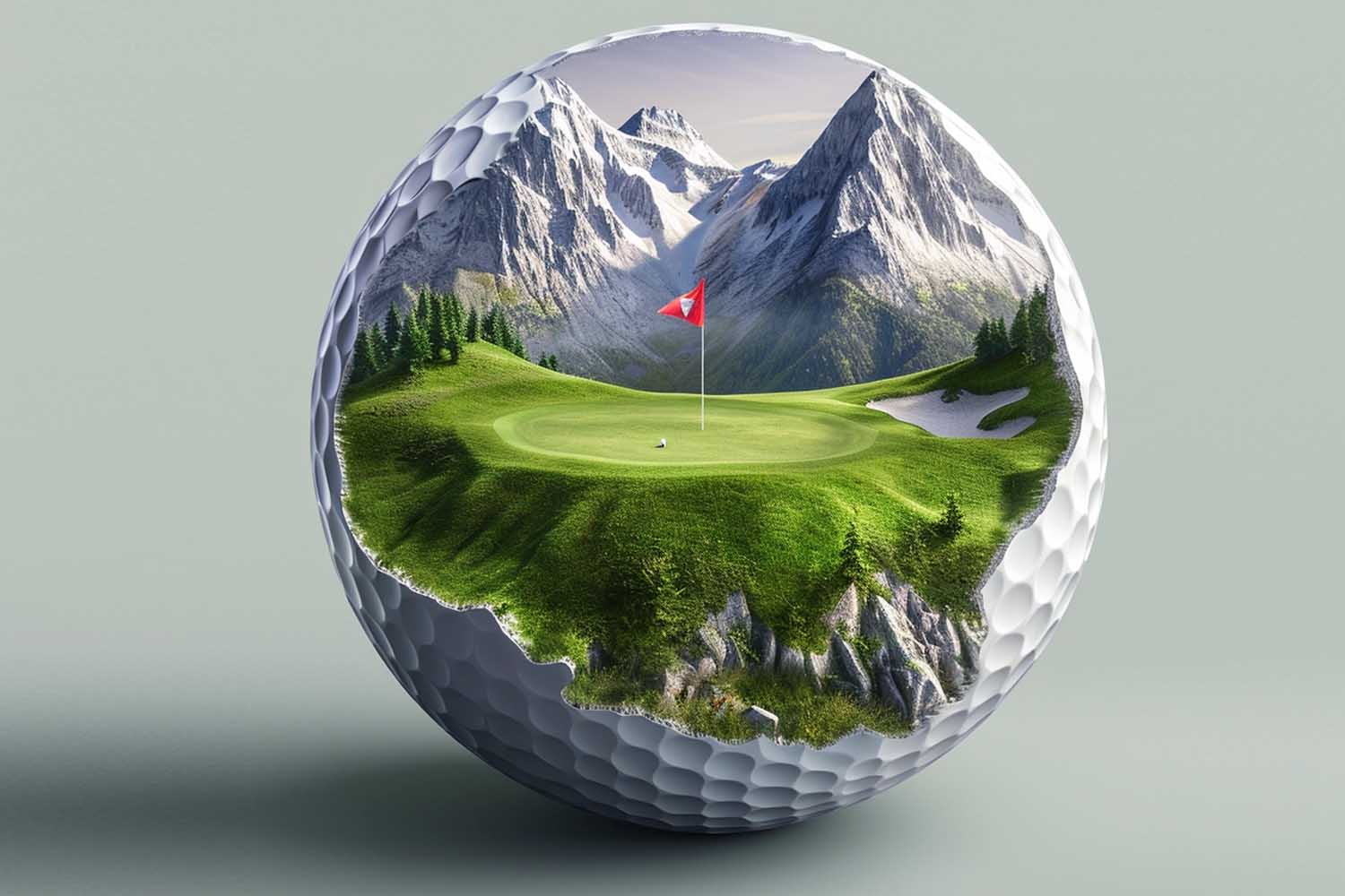 old course golf ball